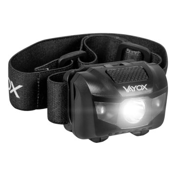LED Ściemnialna czołówka 3xLED/3xAAA IPX4 100 błyszcząca