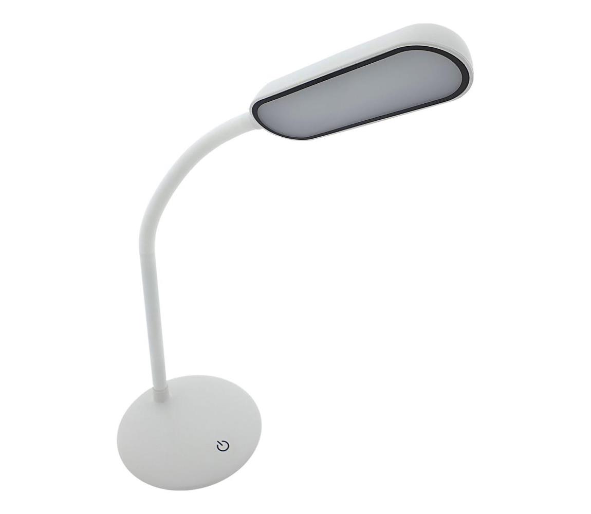 LED Ściemnialna dotykowa elastyczna Lampa stołowa LED/6W/5V USB 1200 mAh biały