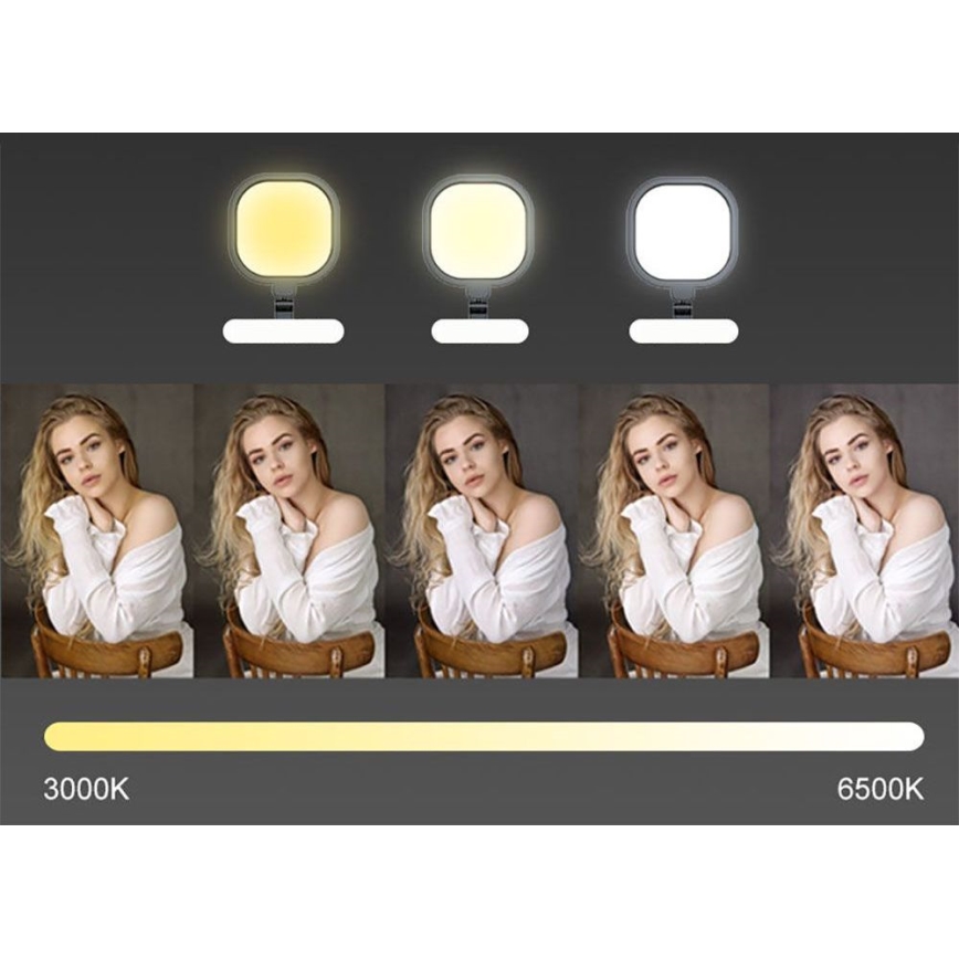 LED Ściemnialna dotykowa elastyczny Lampa stołowa POINTIQ LED/15W/230V 3000-6500K CRI 96 czarny