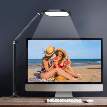 LED Ściemnialna dotykowa elastyczny Lampa stołowa POINTIQ LED/15W/230V 3000-6500K CRI 96 czarny