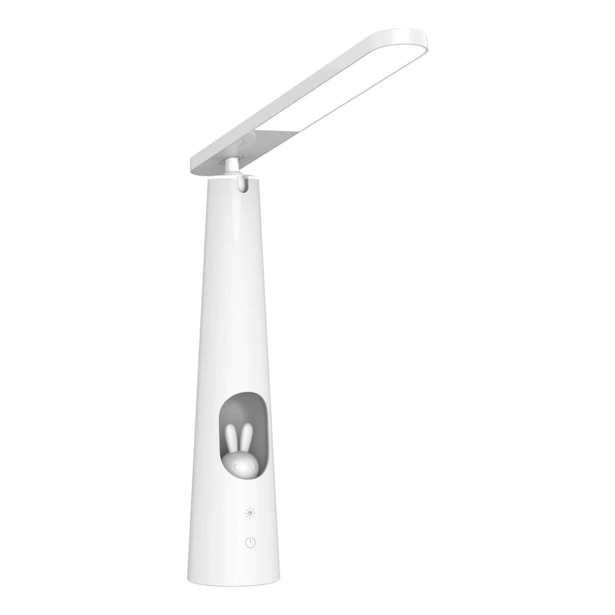 LED Ściemnialna dotykowa lampa stołowa BUNNY LED/7W/230V 2700/4000/6500K biały