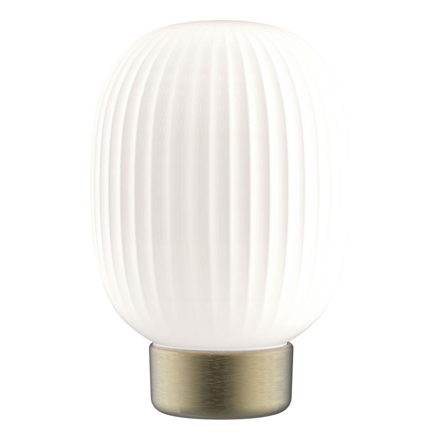 LED Ściemnialna dotykowa lampa stołowa LATTE LED/1,8W/5V USB 2000 mAh zl./biały