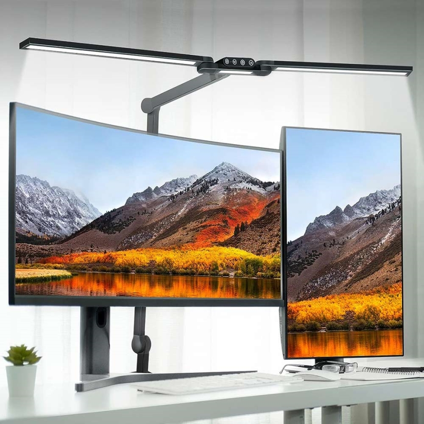 LED Ściemnialna dotykowa elastyczny Lampa stołowa POINTIQ LED/24W/230V 3000-6500K CRI 92 czarny