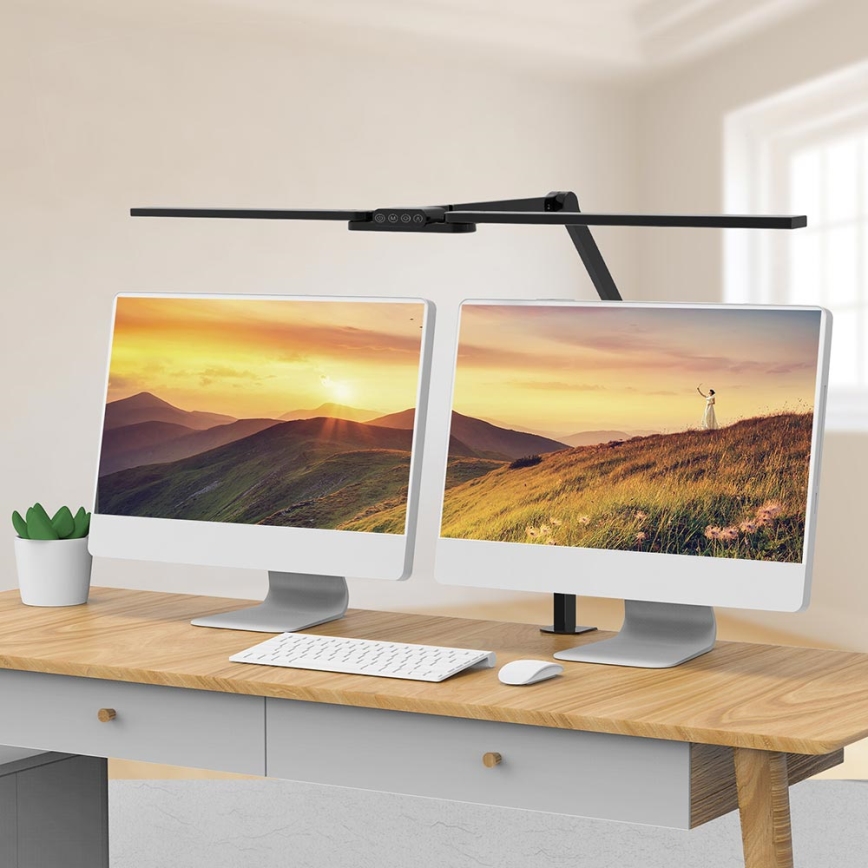 LED Ściemnialna dotykowa elastyczny Lampa stołowa POINTIQ LED/24W/230V 3000-6500K CRI 92 czarny
