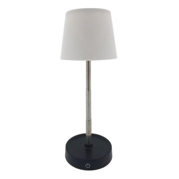 LED Ściemnialna dotykowa lampa stołowa LED/3W/5V USB 800 mAh biały