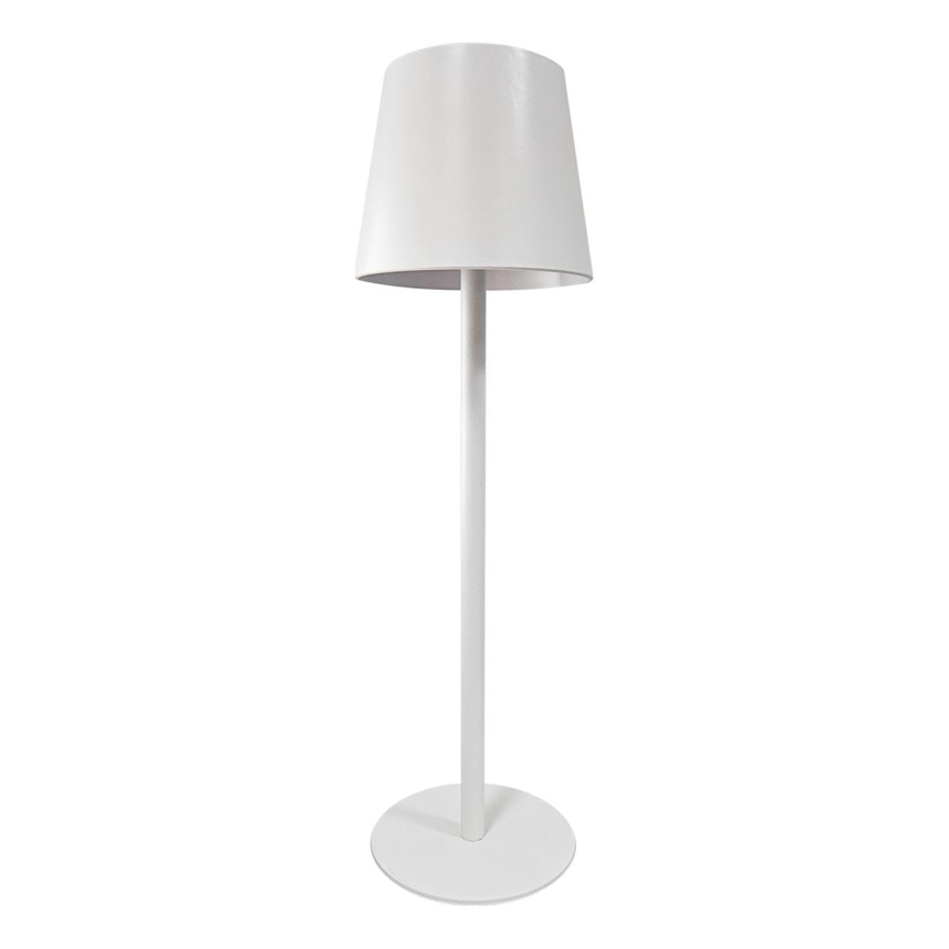 LED Ściemnialna dotykowa lampa stołowa LED/5W/5V USB 1200 mAh biały