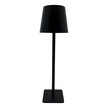 LED Ściemnialna dotykowa lampa stołowa LED/5W/5V USB 1200 mAh czarny