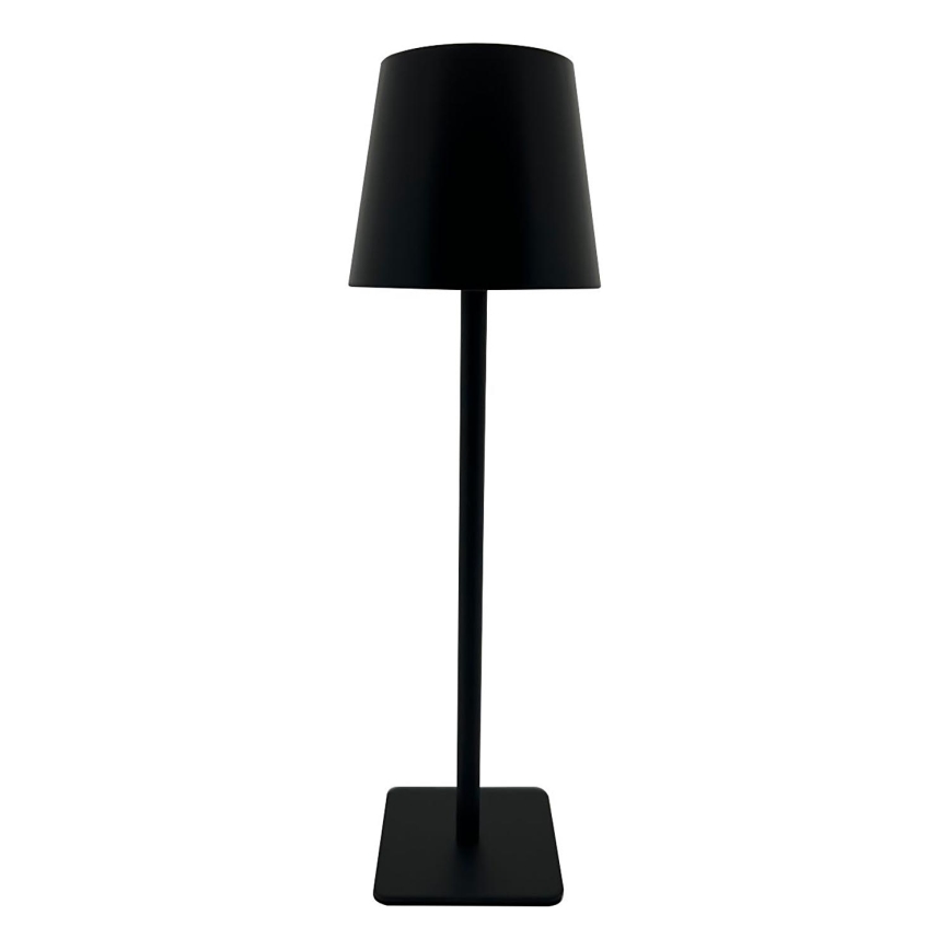 LED Ściemnialna dotykowa lampa stołowa LED/5W/5V USB 1200 mAh czarny