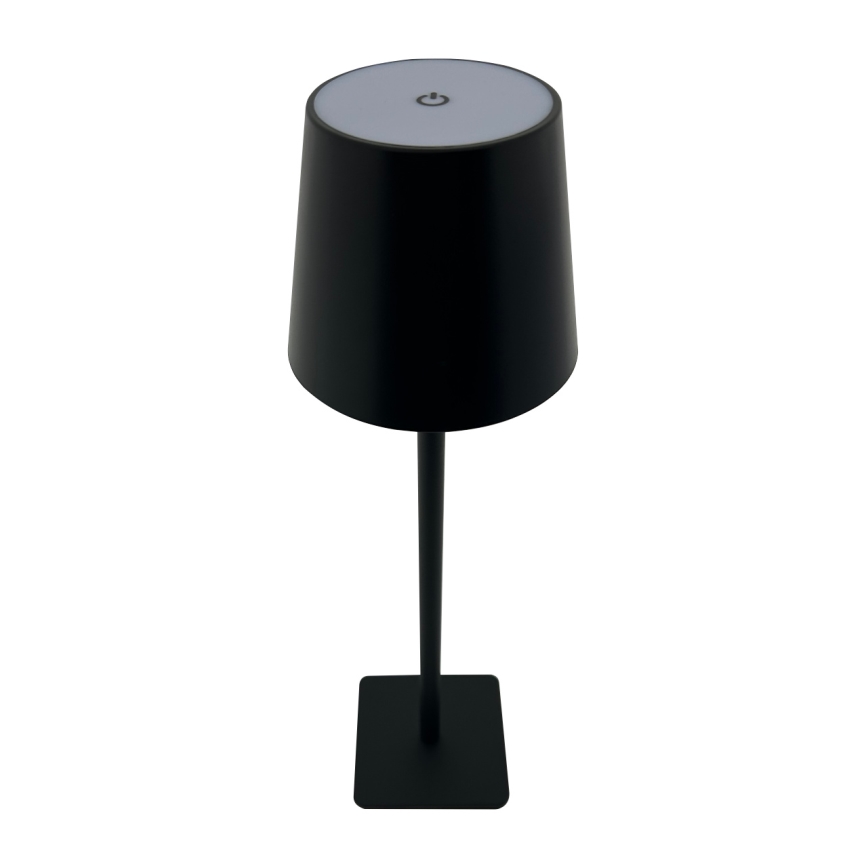 LED Ściemnialna dotykowa lampa stołowa LED/5W/5V USB 1200 mAh czarny