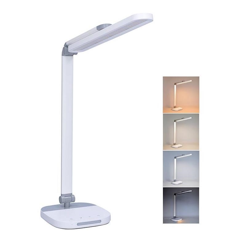 LED Ściemnialna dotykowa lampa stołowa z noc oświetlenie LED/10W/5V 3000/4000/5000K biała