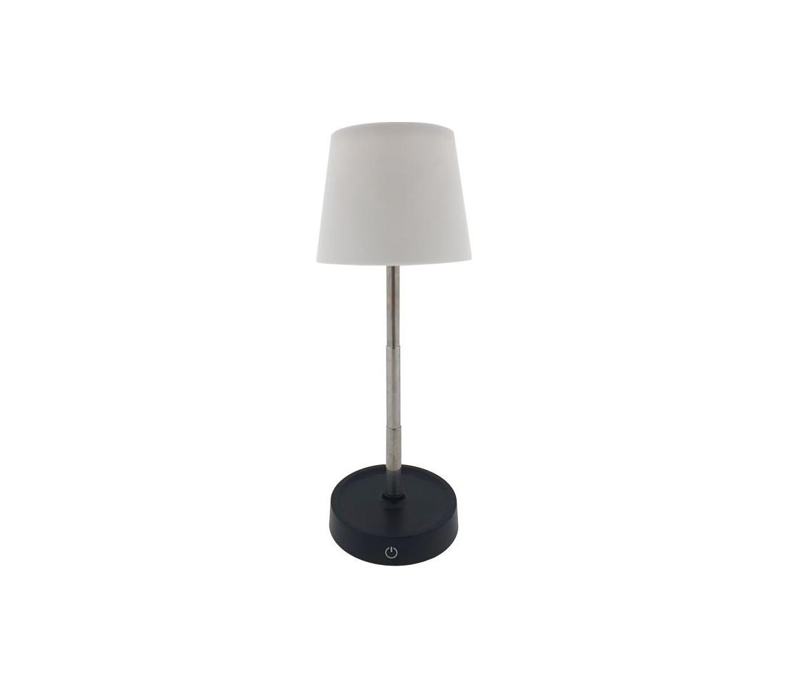 LED Ściemnialna dotykowa lampa stołowa LED/3W/5V USB 800 mAh biały
