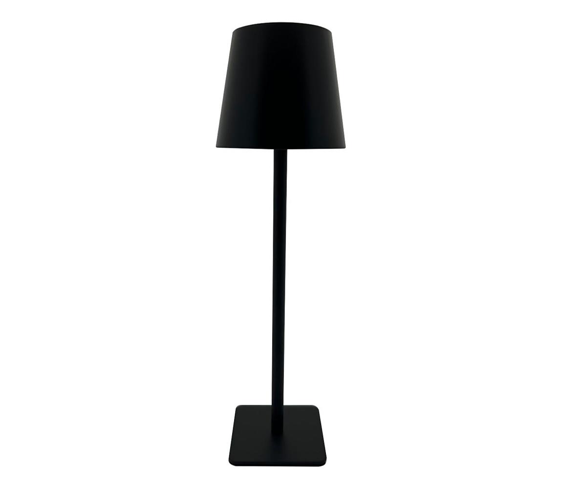 LED Ściemnialna dotykowa lampa stołowa LED/5W/5V USB 1200 mAh czarny
