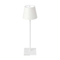 LED Ściemnialna dotykowa lampka stołowa LED/3W/5V 3000K biała