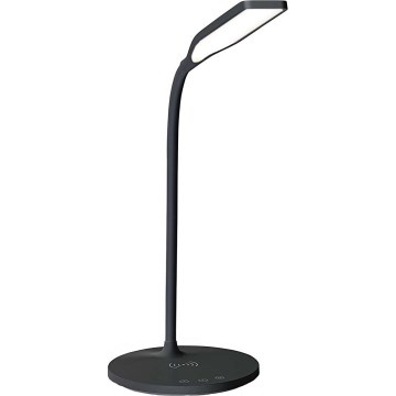 LED Ściemnialna dotykowy flexibilní Lampa stołowa z 15W bezprzewodowym ładowaniem Qi LED/5,5W/230V 2700-6500K czarny