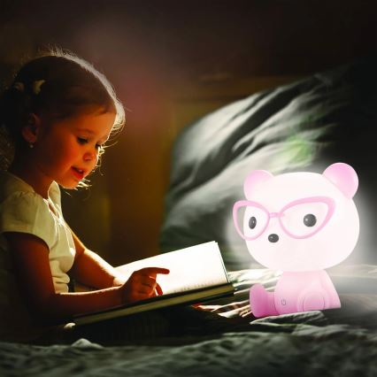 LED Ściemnialna dziecięca lampka dotykowa BIBI LED/2,5W/3,7V 1200 mAh
