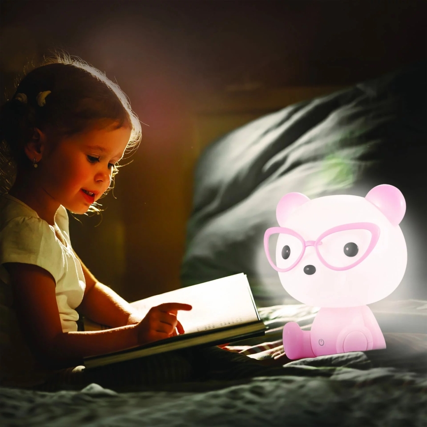 LED Ściemnialna dziecięca lampka dotykowa BIBI LED/2,5W/3,7V 1200 mAh