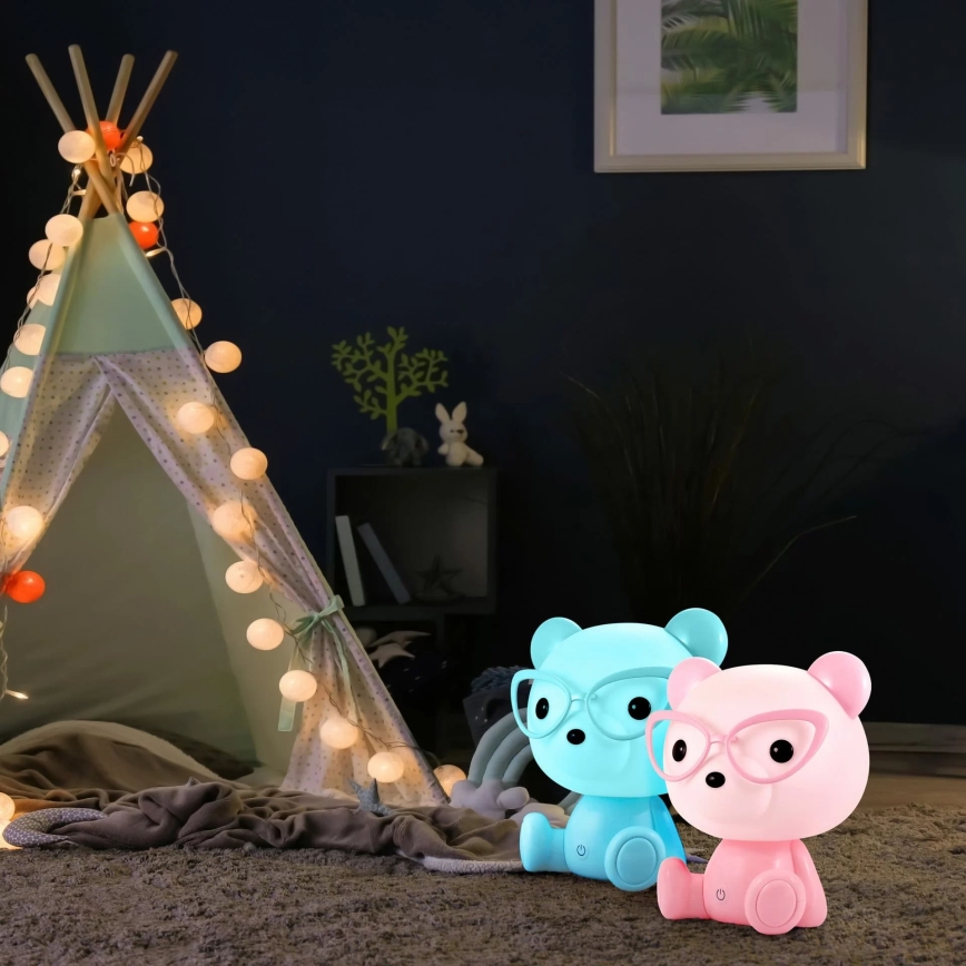 LED Ściemnialna dziecięca lampka dotykowa BIBI LED/2,5W/3,7V 1200 mAh