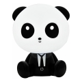 LED Ściemnialna dziecięca lampka dotykowa PANDA LED/2,5W/3,7V 1200 mAh