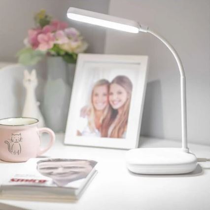 LED Ściemnialna elastyczna lampa stołowa LED/12W/230V 3000K/4000K/6500K biały