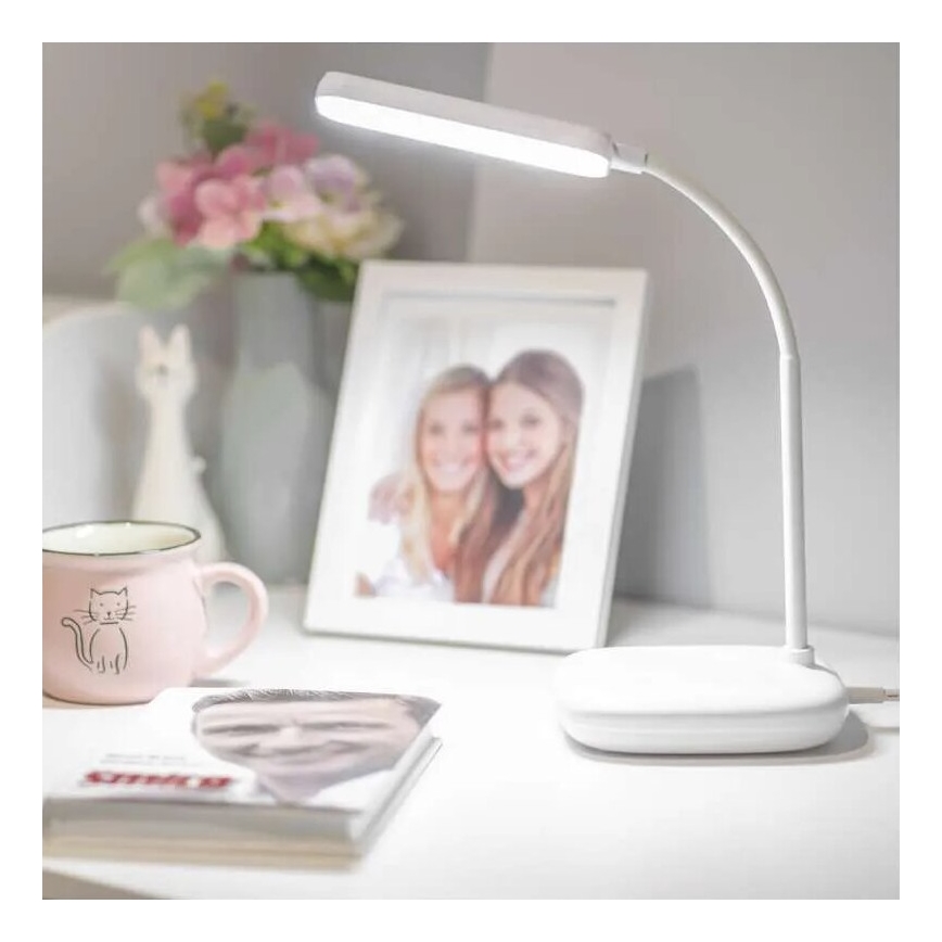 LED Ściemnialna elastyczna lampa stołowa LED/12W/230V 3000K/4000K/6500K biały