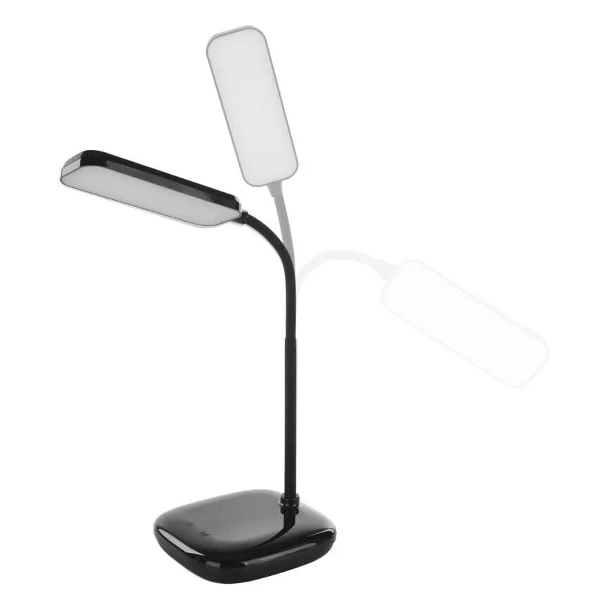 LED Ściemnialna elastyczna lampa stołowa LED/12W/230V 3000K/4000K/6500K czarny