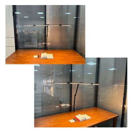 LED Ściemnialna dotykowa elastyczna lampa stołowa POINTIQ LED/36W/230V 3000-6500K CRI 92 czarny