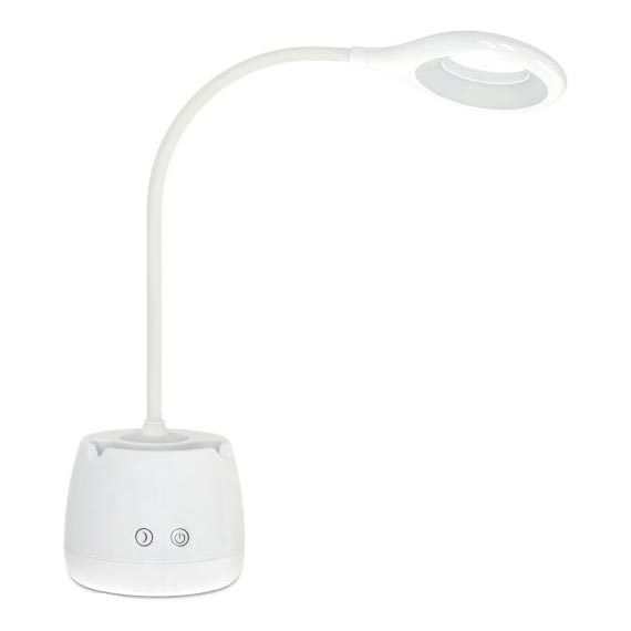 LED Ściemnialna elastyczny akumulatorowa Lampa stołowa LUSIA LED/5W/5V 3000/4000K 1200 mAh biały