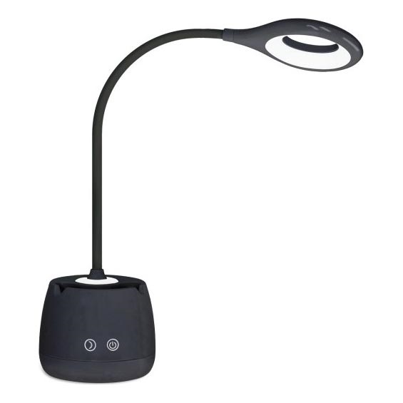 LED Ściemnialna elastyczny akumulatorowa Lampa stołowa LUSIA LED/5W/5V 3000/4000K 1200 mAh czarny