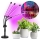 LED Ściemnialna elastyczny Lampa stołowa do uprawy roślin VITARO 4xLED/10W/230V czarny