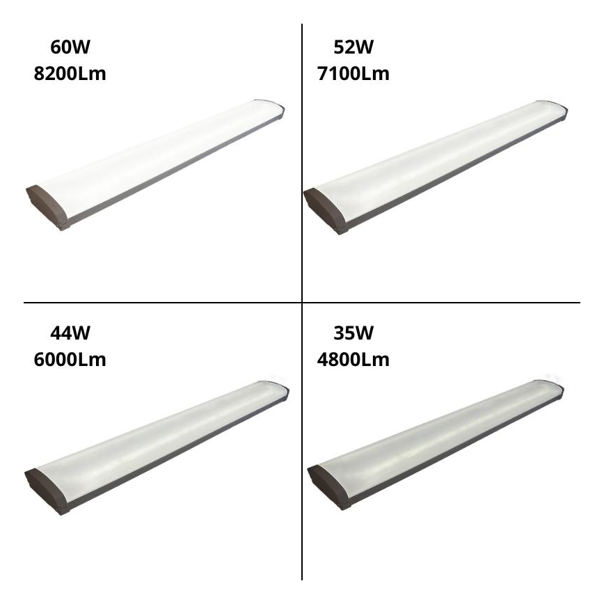 LED ściemnialna fluorescencyjna lampa LED/35W/44W/52W/60W/230V 4000K 120 cm
