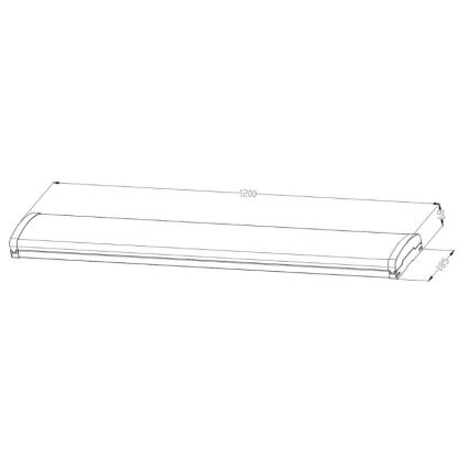 LED ściemnialna fluorescencyjna lampa LED/35W/44W/52W/60W/230V 4000K 120 cm