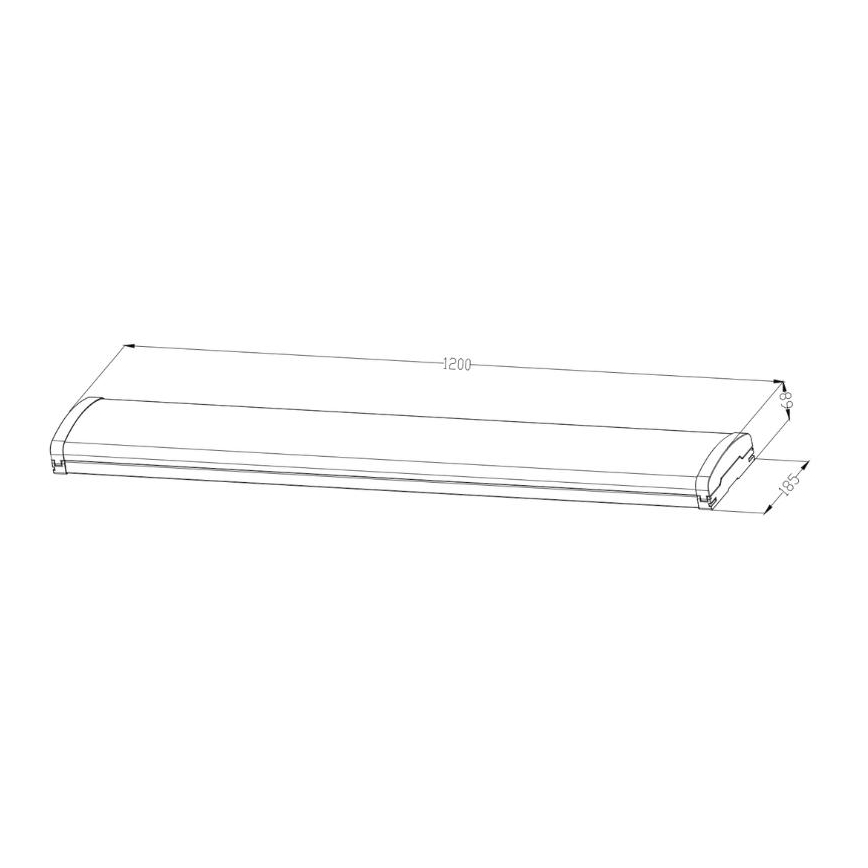 LED ściemnialna fluorescencyjna lampa LED/35W/44W/52W/60W/230V 4000K 120 cm