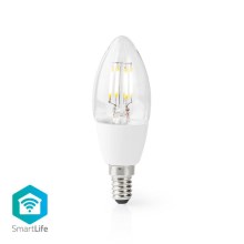 LED Ściemnialna inteligentna żarówka C37 E14/5W/230V