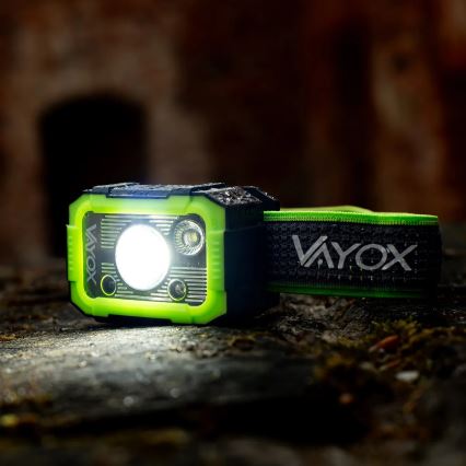 Czołówka LED ładowalna z czujnikiem i regulacją jasności LED/10W/5V IP66 750 lm 1500 mAh