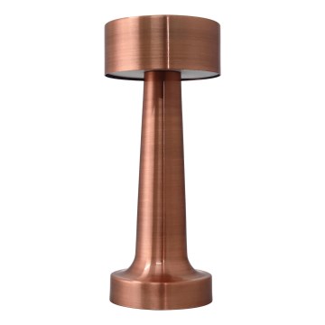 LED Ściemnialna ładowalna dotykowa Lampa stołowa LED/3W/5V 2000mAh miedziany