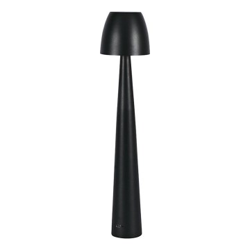 LED Ściemnialna ładowalna dotykowa lampa stołowa LED/3W/5V 3000-6000K 1800 mAh czarny