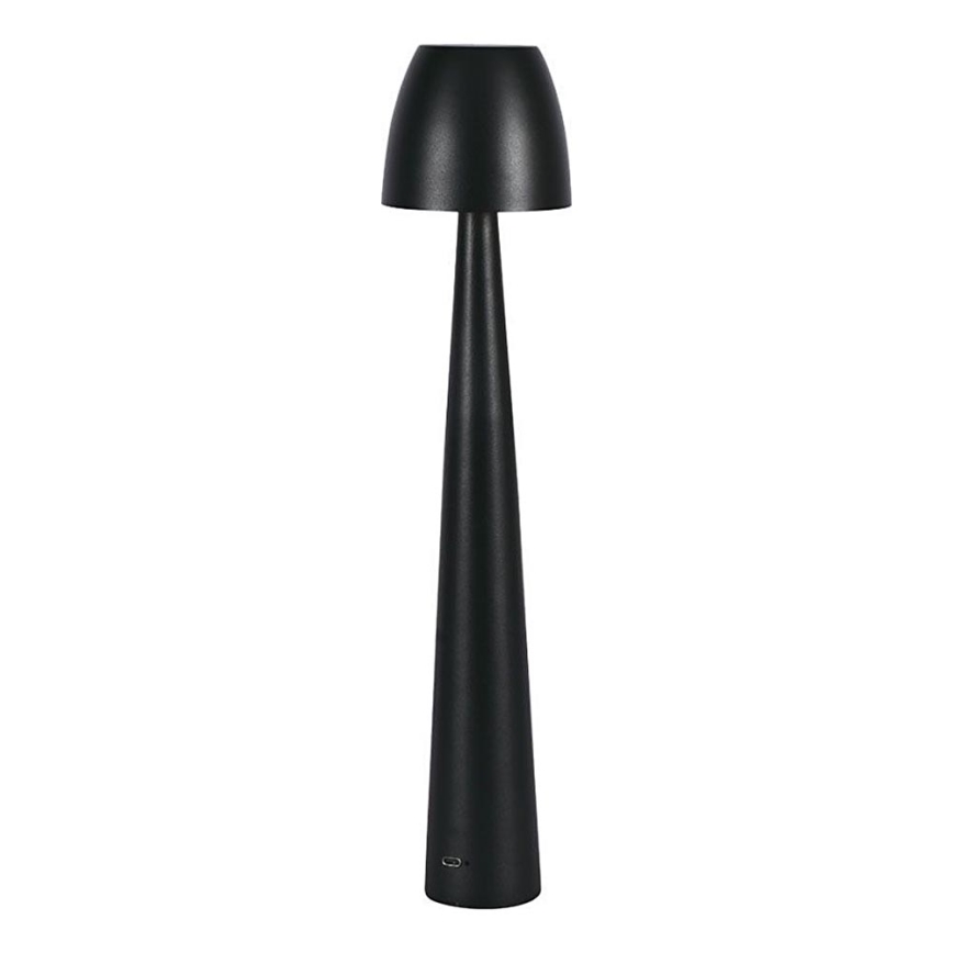 LED Ściemnialna ładowalna dotykowa lampa stołowa LED/3W/5V 3000-6000K 1800 mAh czarny