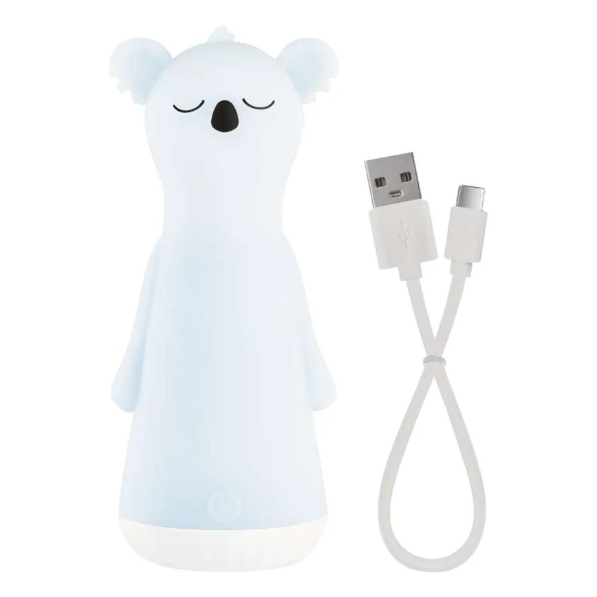 LED ściemnialna ładowalna dziecięca latarka z lampką nocną 2 w 1 LED/3,7V 1200 mAh