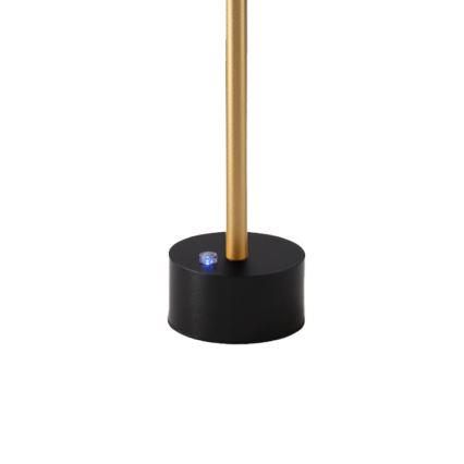 LED ściemnialna ładowalna lampa biurkowa SAM LED/5W/5V 3600 mAh czarna/złota