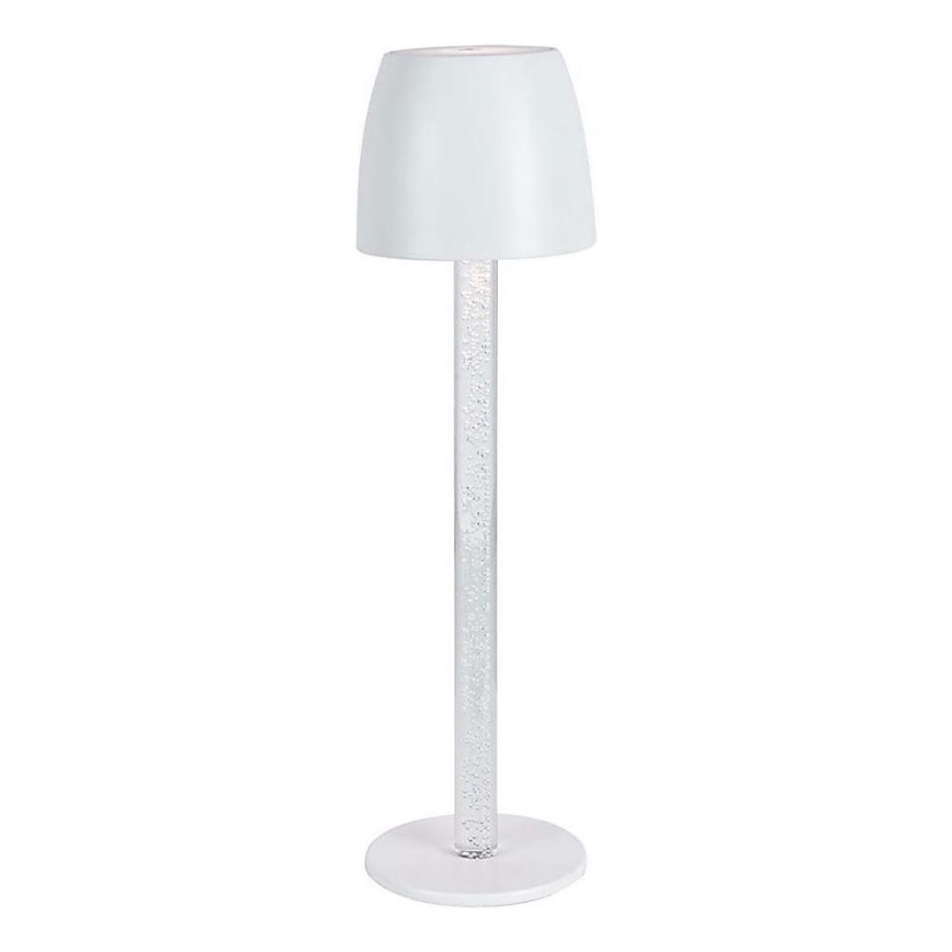 LED Ściemnialna ładowalny dotykowa Lampa stołowa LED/3W/5V 3000K 1800 mAh biały