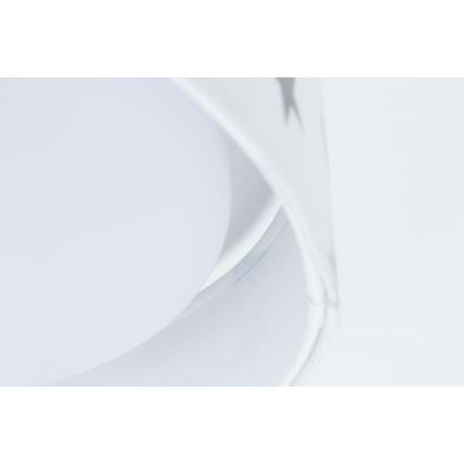 LED Regulowane natynkowe oświetlenie dziecięce SMART GALAXY KIDS LED/24W/230V 3000-6500K gwiazdki białe/szare/niebieskie + pilot zdalnego sterowania