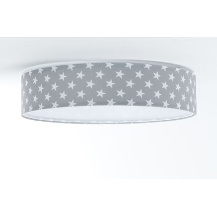 LED Regulowane oświetlenie sufitowe dla dzieci SMART GALAXY KIDS LED/24W/230V 3000-6500K gwiazdki szare/białe + DO