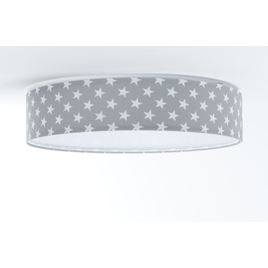 LED Regulowane oświetlenie sufitowe dla dzieci SMART GALAXY KIDS LED/24W/230V 3000-6500K gwiazdki szare/białe + DO