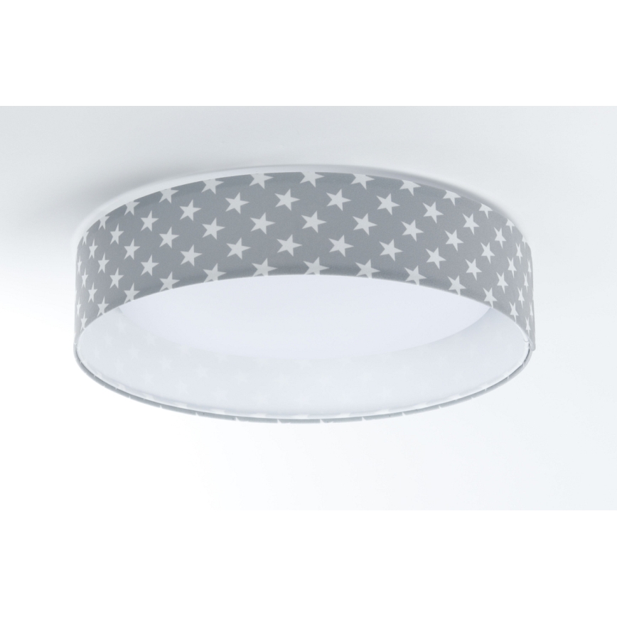 LED Regulowane oświetlenie sufitowe dla dzieci SMART GALAXY KIDS LED/24W/230V 3000-6500K gwiazdki szare/białe + DO