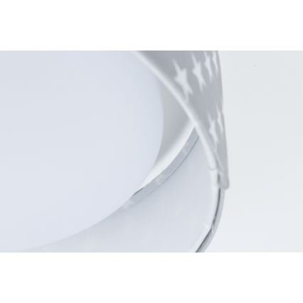 LED Regulowane oświetlenie sufitowe dla dzieci SMART GALAXY KIDS LED/24W/230V 3000-6500K gwiazdki szare/białe + DO
