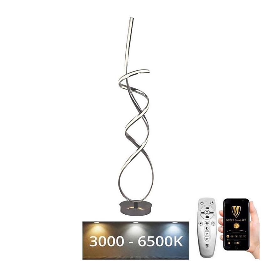 LED Ściemnialna lampa podłogowa LED/80W/230V 3000-6500K + pilot zdalnego sterowania