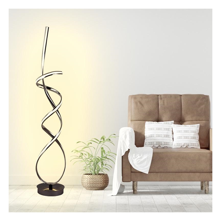 LED Ściemnialna lampa podłogowa LED/80W/230V 3000-6500K + pilot zdalnego sterowania