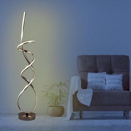 LED Ściemnialna lampa podłogowa LED/80W/230V 3000-6500K + pilot zdalnego sterowania