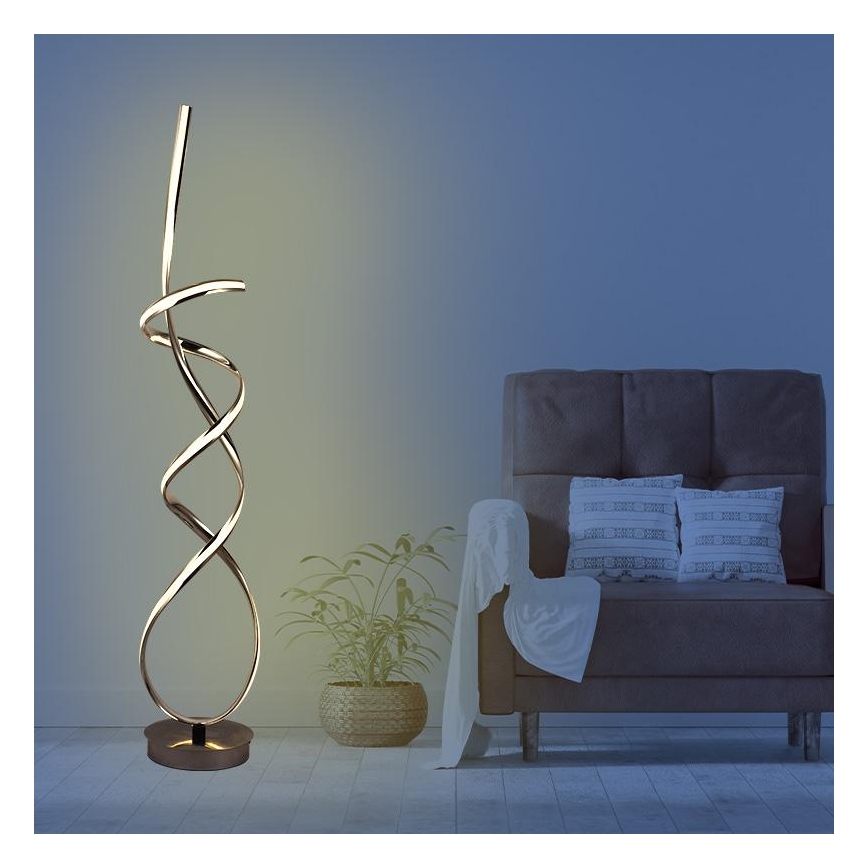 LED Ściemnialna lampa podłogowa LED/80W/230V 3000-6500K + pilot zdalnego sterowania