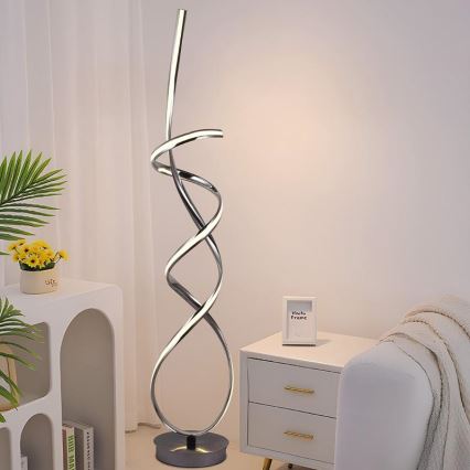 LED Ściemnialna lampa podłogowa LED/80W/230V 3000-6500K + pilot zdalnego sterowania